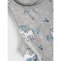 NAME IT 2-Pak Tanktop Unicorn Grey Melange
